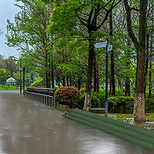 Long Empty Sandbags, Reusable Sand Bags for Hurricane Flood Control, Snake Canva - Picture 2 of 7