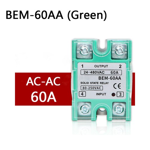 10-100 Amp Single Phase BEM Solid State Relays Module AC 80V-250V to AC 24V-480V - Picture 22 of 24