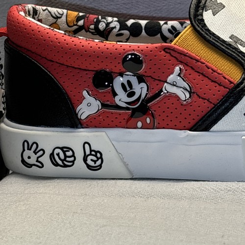 Ground Up Mickey Mouse Slipper Schuhe Kind Junge Erwachsene Unisex Neu Mit Etikett - Bild 14 von 14