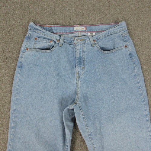Levis 550 Jeans Womens 16 Short Blue Denim Relaxed Bootcut 33x28* - Bild 2 von 21