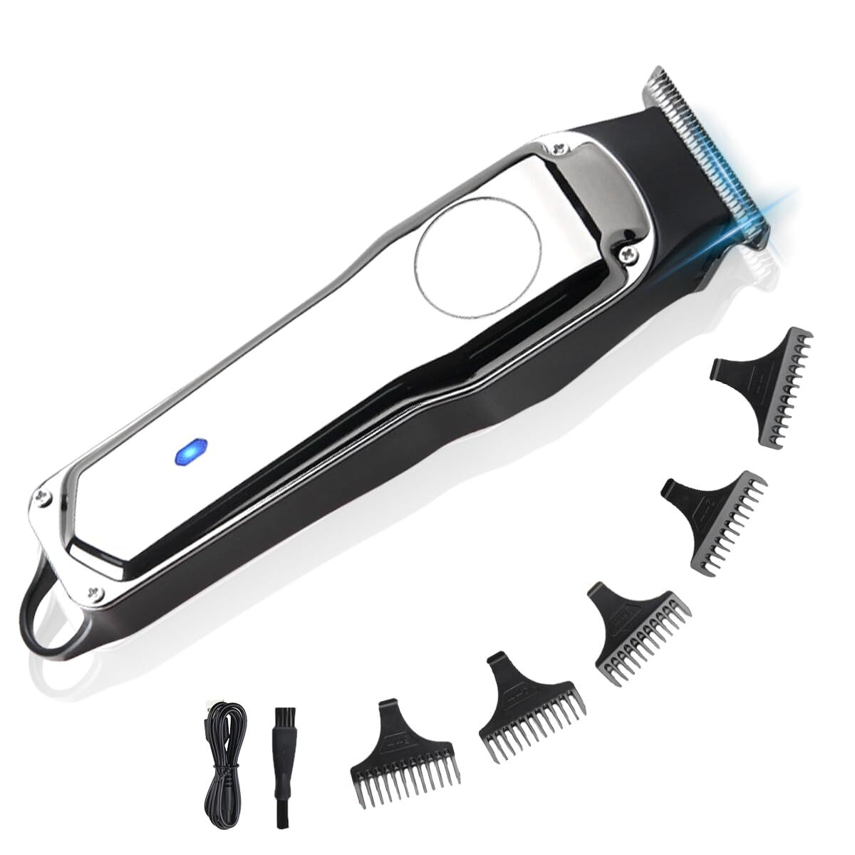 Mini Hair Clippers, Silent Cordless Hair Trimmer, Mini Hair Cutting Kit with ...