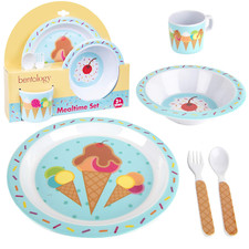 5 Pc Mealtime Baby Feeding Set for Kids and Toddlers - Includes Plate, Bowl, Cup