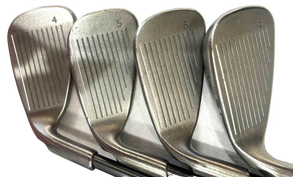 Ping G2 Iron Set 4 5 6 8 9 U L Graphite Shafts TFC 100 Reg Black & White Dot RH - Image 4 of 4