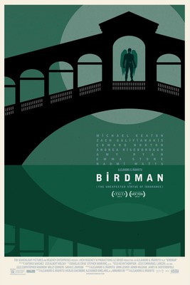 Birdman (2014)_17 Film Filmplakat Leinwand ikonisches Design