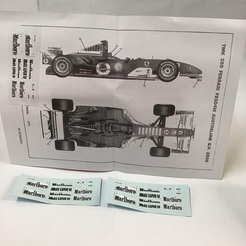 Make Up 1/43 TAMEO Kits TMK 350 Ferrari F2004M Australian G.P.2005 Bausatz - Bild 3 von 7