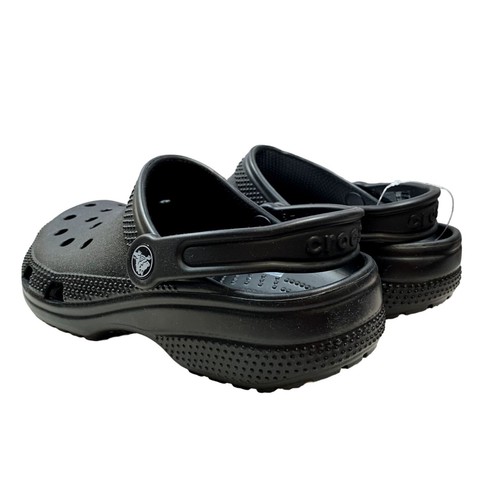 Crocs Classic Clogs Herren 5 Damen 7 schwarze Slipper leichte wasserfreundliche Sandalen - Bild 9 von 12