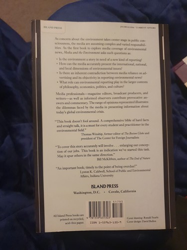 MEDIA AND THE ENVIRONMENT By Craig Lamay & Everette Dennis *great Condition* - Picture 2 of 2