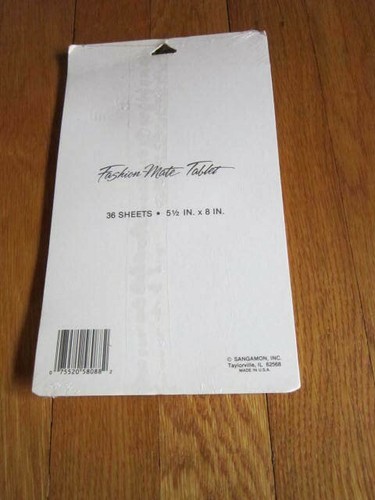 Sangamon Vtg Stationery new old stock Tablet Yellow Flowers Note Sheets Paper - Picture 4 of 4