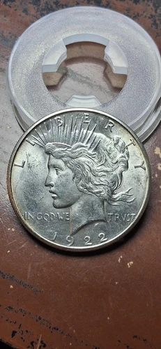 1922 S Peace Silver Dollar $1 BU UNC Uncirculated                           W471