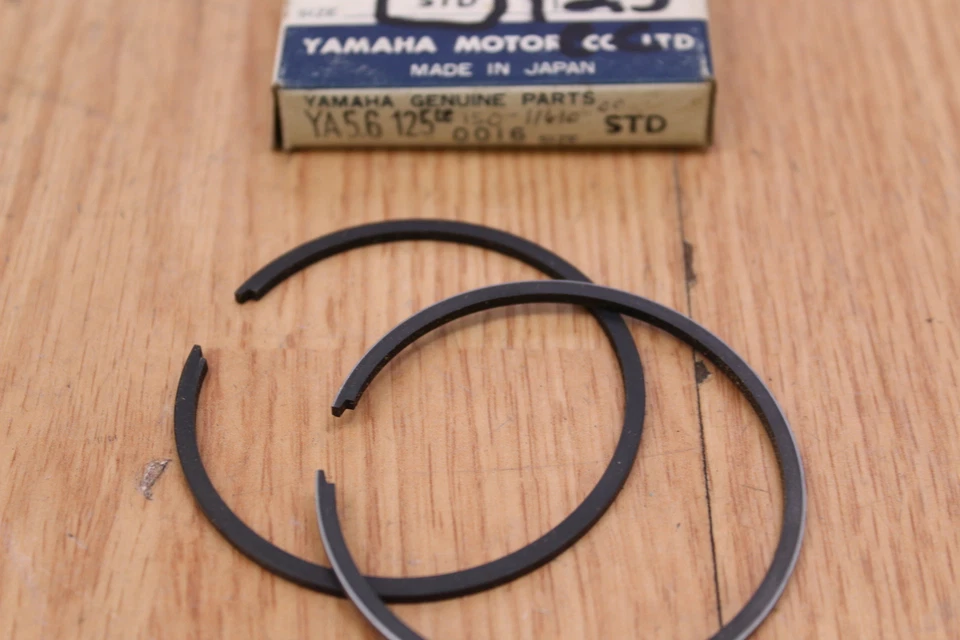 ANILLOS DE PISTÓN NUEVOS YAMAHA YA5 YA6 STD OEM (150) Foto 4 de 4