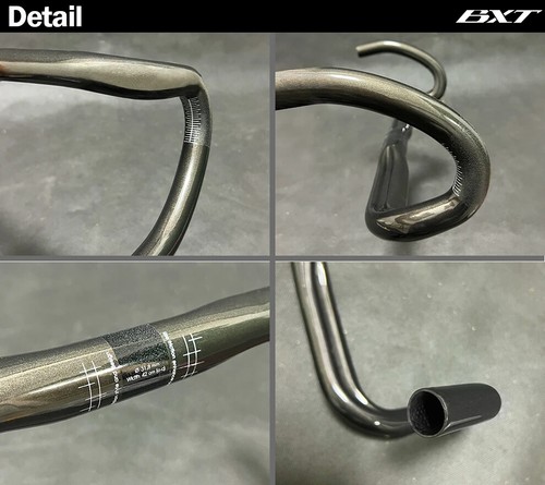 Full Carbon Road Racing Bike Handlebar Width 38/40/42/44cm Drop 123mm Reach 77mm - Picture 22 of 30
