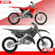 Honda 2002-2007 CR125R CR250R | New Polisport Restyle Plastic kit 2022 Gray
