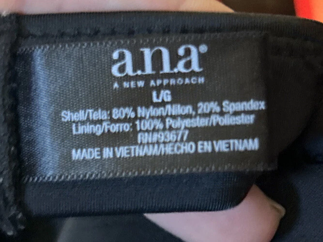 Traje de baño ANA Tankini para mujer talla grande Halter Top Bikini Bottom Foto 3 de 4