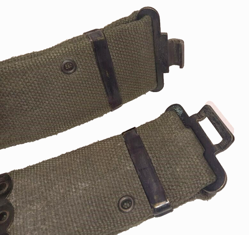 WWI to WWII British Army Belt with Buckle, Original Enlisted - Picture 2 of 4