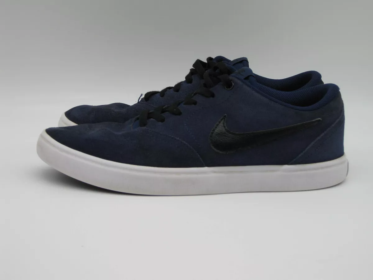NIKE SB CHECK SOLAR CANVAS SKATER SHOES 843895 403 MEN S 9 BLUE