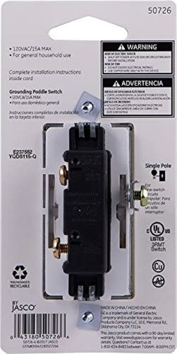 Set of 10 Light Switch GE Home Electrical Grounding Paddle Rocker 50726 UL Listd - Picture 3 of 9