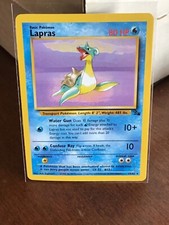 Lapras 25/62  Fossil Set Rare Non-Holo Pokemon Never Played Nice 