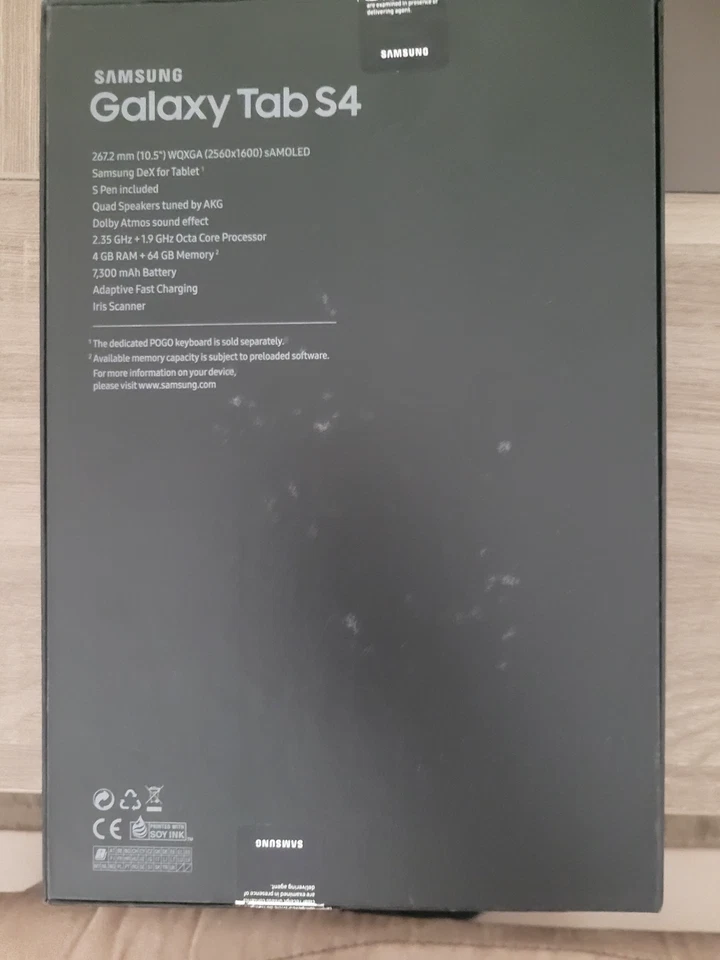 Samsung Galaxy Tab S4 · 64GB · Wi-Fi, foto 2 di 3