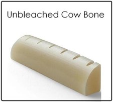 MusicianAtHeart 1 3/4" / 44mm UNBLEACHED BONE NUT made for GIBSON Guitar