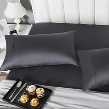 Oubonun Tencel Pillowcase for Hair and Skin, Silk Like Pillowcase 2 Pack, Hypoal