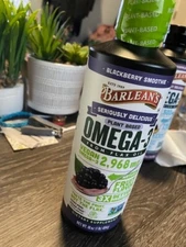 **BRAND NEW**Barleans Omega-3 Blackberry Smoothie Plant Based**