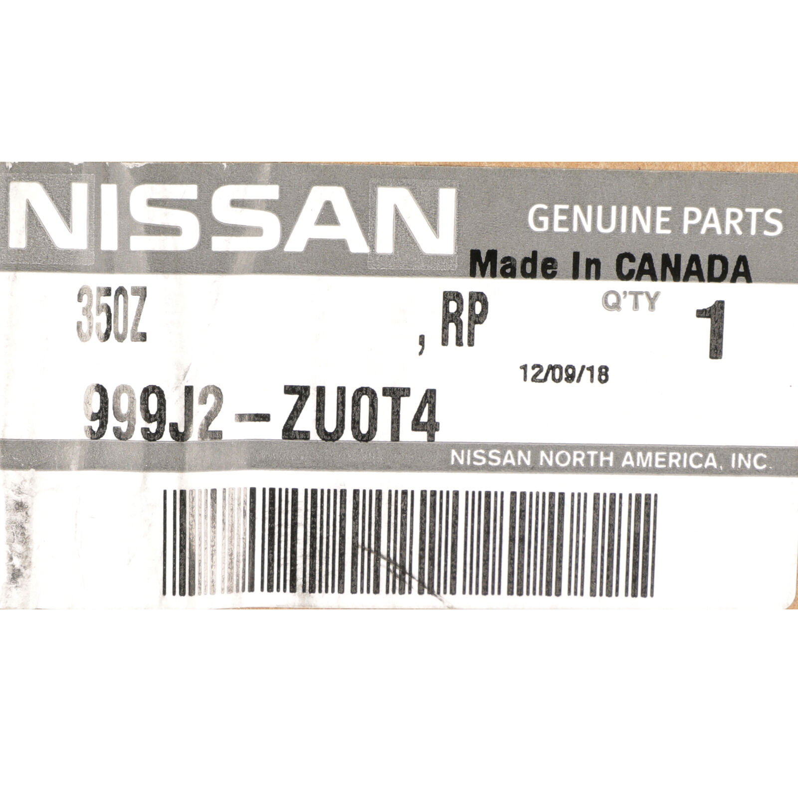 Nissan 999J2ZU0T4 Genuine OEM Factory Original Mud Guard for sale 