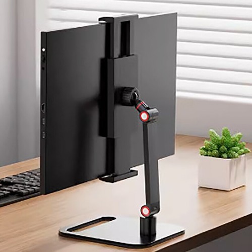 Portable Monitor Desk Holder Metal Stand 16 Inch Universal Expandable Display - Photo 8/13