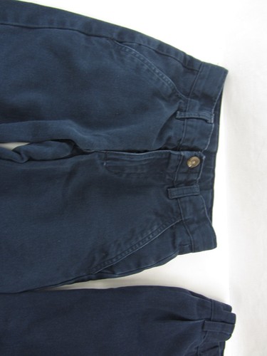 Boy's School Uniform BLUE - M Shirt long sleeve & 2x Chaps Pants 4 Regular - Picture 8 of 9