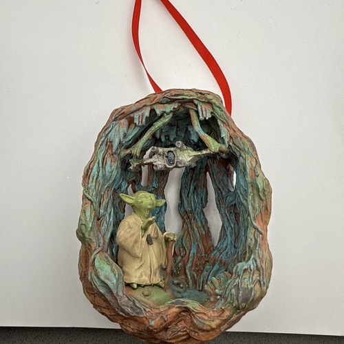 Disney Parks Star Wars Yoda Dagobah Empire Strikes Back The Force Ornament - Bild 2 von 12