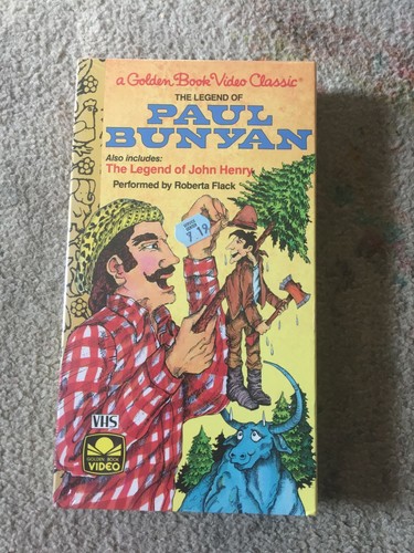GOLDEN BOOK VIDEO CLASSIC THE LEGEND OF PAUL BUNYAN- VHS- NEW- STILL SEALED-1992 - Bild 1 von 3