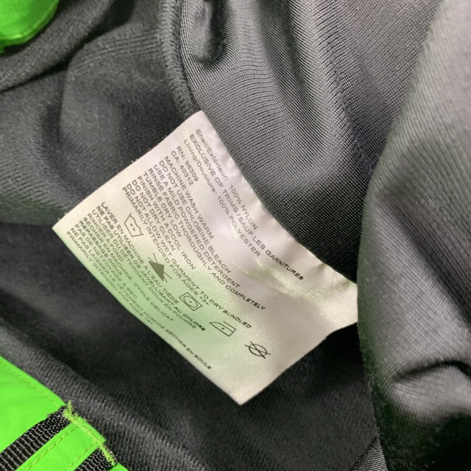 Pantalones de nieve Bonfire Particle snowboard medianos para mujer verde lima brillante esquí M Foto 4 de 4