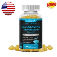 Glucosamine Chondroitin MSM Vitamin D3 Triple Strength Joint Support 120Capsules