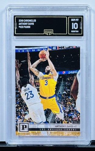ANTHONY DAVIS - 2019 🔥 PANINI CHRONICLES #103 / GMA GEM MT 10 🔥 L.A. LAKERS - Picture 7 of 12