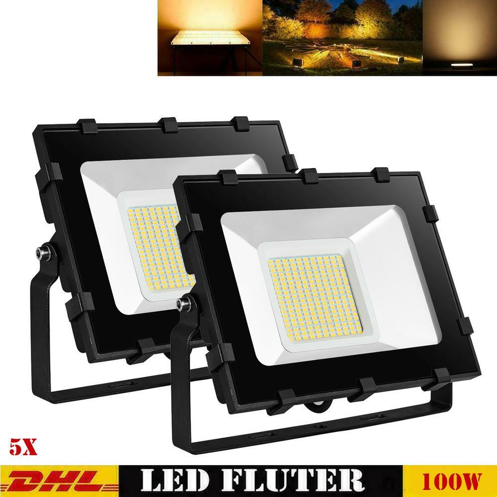 5x 100W LED Flutlicht Fluter Strahler Außen Scheinwerfer IP65 DHL 220V IP65 5x 100W LED Flutlicht Fluter Strahler Außen Scheinwerfer IP65 DHL 220V IP65
