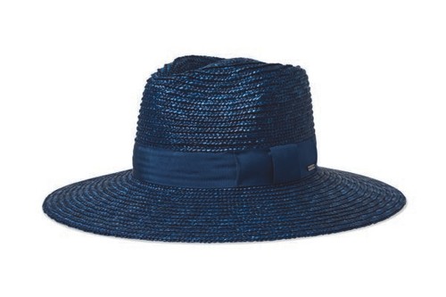 BRIXTON Joanna Straw Hat Joe Blue Size: S 22in BRIXTON Supply - Picture 3 of 3