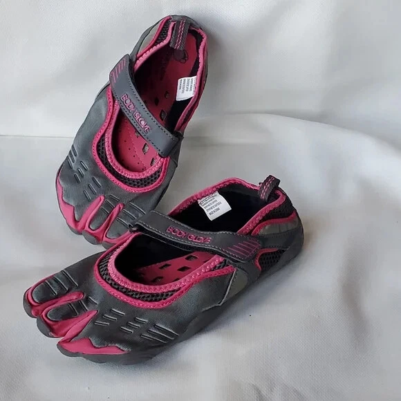 Body Glove 3 Zapatos Descalzos para Correr Agua 6 Rosa Gris Bodyglove Foto 3 de 4