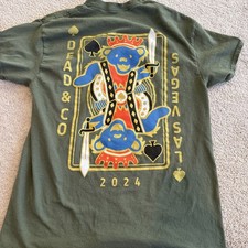Dead And Company Las Vegas Sphere Green T-Shirt Medium 2024