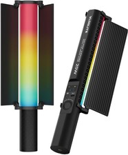 Handheld Light Wand, 360 RGB LED Video Light Stick for Photography, 3300mAh Rec