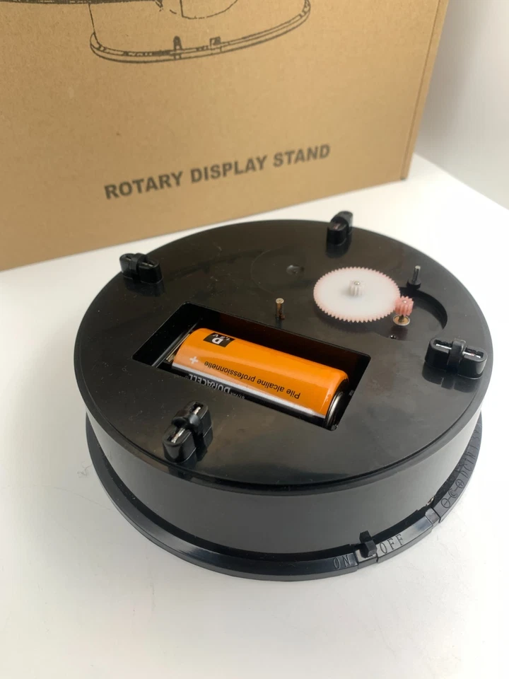 2023 Autoart 1/18 Scale Rotary Display Stand - 10 Wide, Black Top, Medium - Image 3 of 4