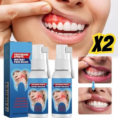NEW Toothache Spray Instant Pain Relief Oral Teeth Care Dental Effective HOT US
