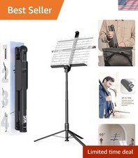 Portable 66-Inch Capsule Music Stand - Perfect for Performances, Travel