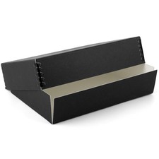 Lineco Museum Archival Drop-Front Storage Box, Acid-Free, Metal Edges, 8.5"x10.5