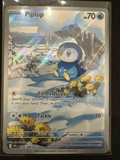 Piplup 098/094 Phantasmal Flames Illustration Rare Pokemon TCG NM