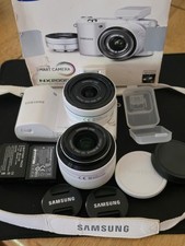 Samsung NX2000 Digital Camera with 2 Lens Wide & 20-50mm in White Good condition