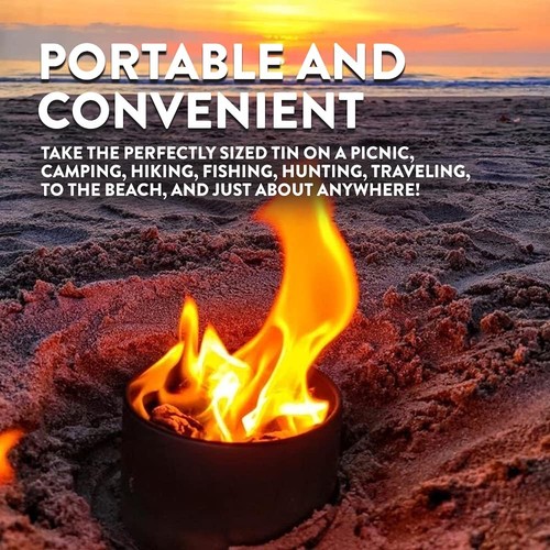 City Bonfires Portable Fire Pit - Mini Pit, Table Top 2 Pack, Silver - Picture 5 of 9