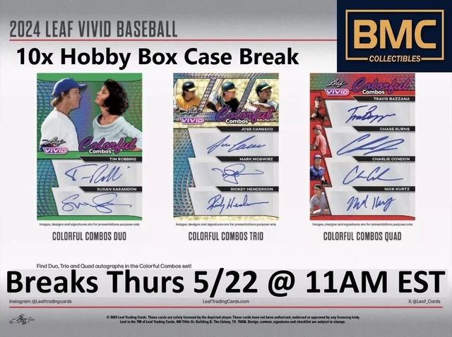 Gavin Grahovac 2024 Leaf Vivid Baseball 1x Case Break #22