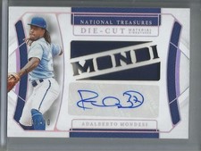 Adalberto Mondesi 2022 Panini National Treasures Autograph Jersey Patch #08/10