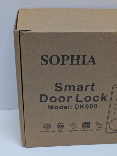 Sophia Keyless Entry Door Lock, Smart Auto Locks for Front Satin Nickel DK600 - Picture 2 of 11