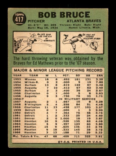 1967 TOPPS BASEBALL 353 to 533 / SEE DROP DOWN MENU FOR CARD YOU WILL RECEIVE - Picture 98 of 294