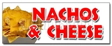 NACHOS & CHEESE DECAL sticker snack melted mexican food tacos tex mex
